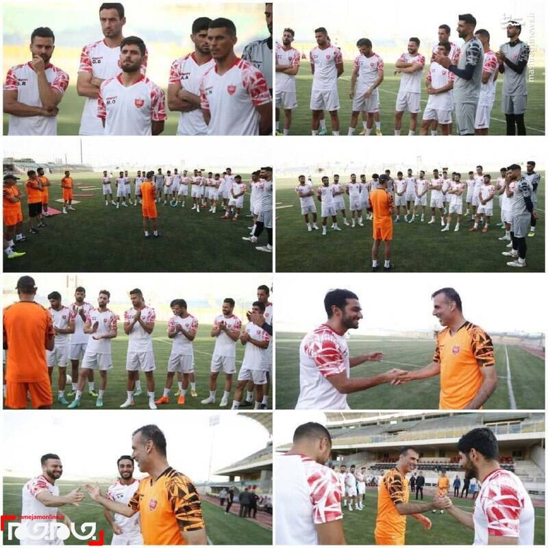 عکس/ سیدجلال در لباس مربیگری پیروزی