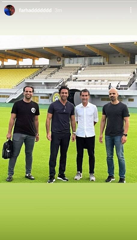 گابریل پین باز هم دستیار مجیدی شد +عکس