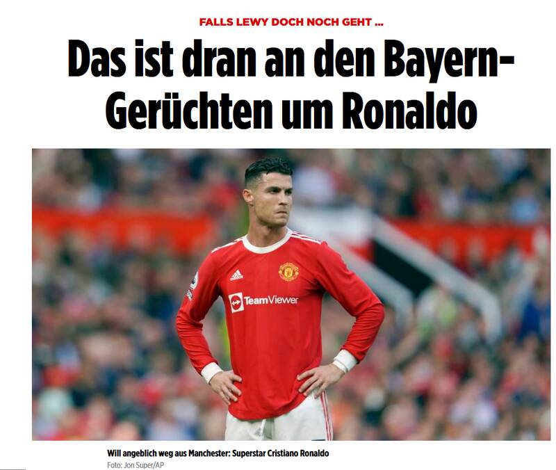 تکلیف انتقال رونالدو به بایرن مشخص شد +عکس