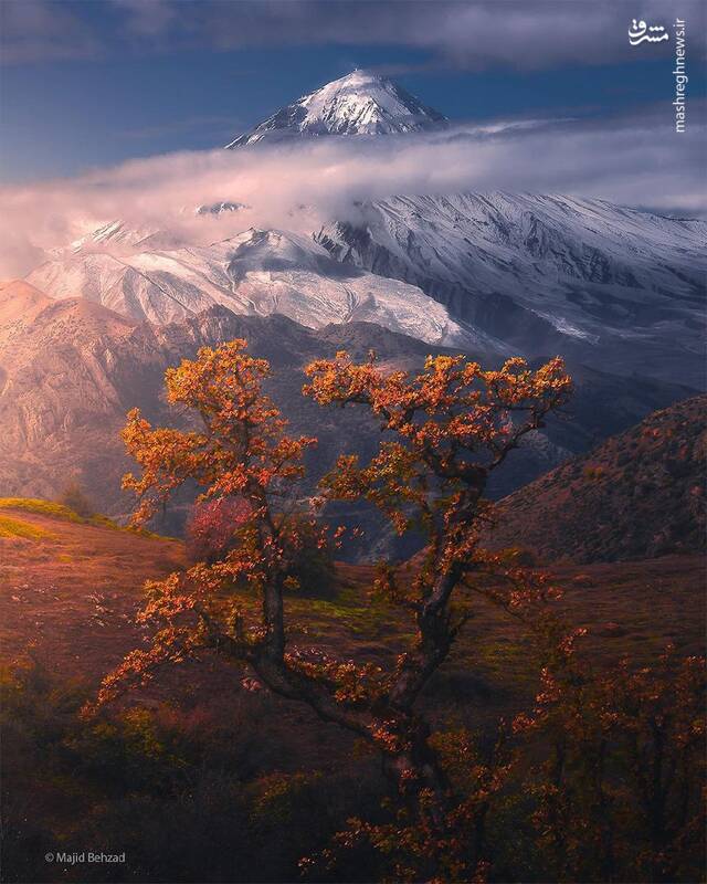 چند فریم زیبا از قله دماوند