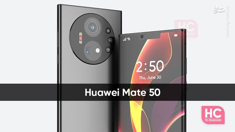 رندرهای مفهومی گوشی هوآوی میت ۵۰ پرو +عکس