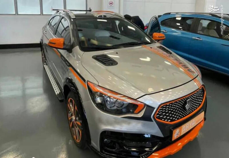 نسخه تیونینگ شده خودروی آریا +عکس