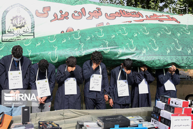 عکس/ انهدام ۲۲ باند سرقت در تهران