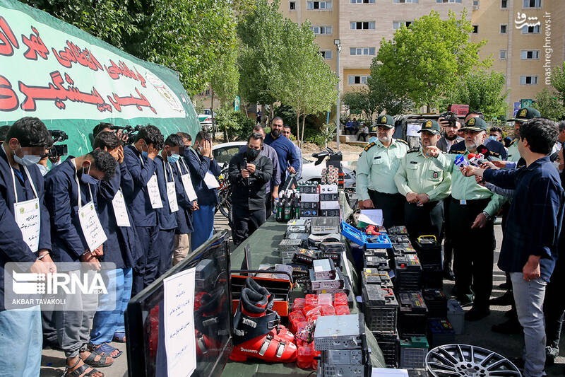 عکس/ انهدام ۲۲ باند سرقت در تهران