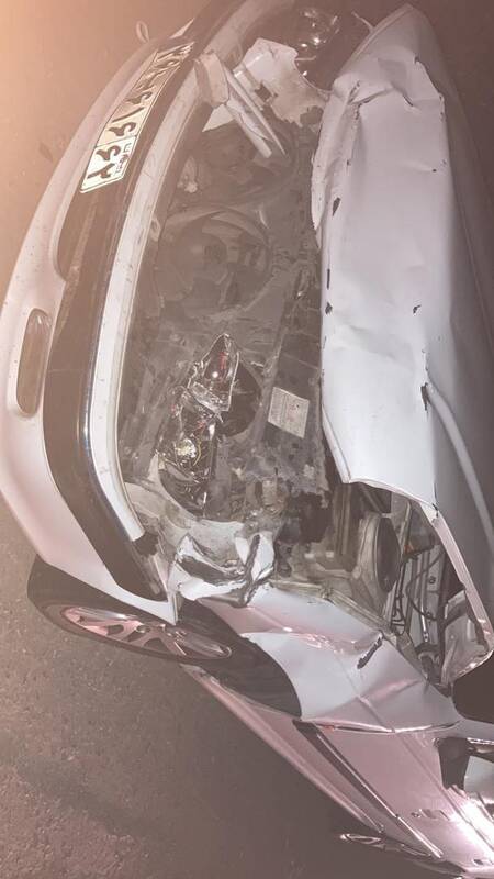 نجات قهرمان جهان از سانحه رانندگی + عکس