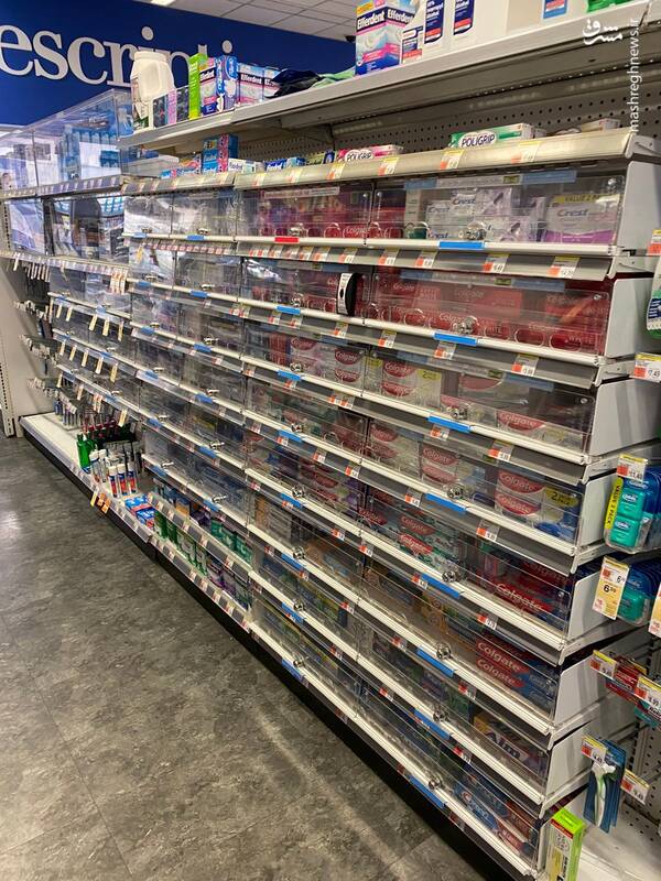 قفل کردن قفسههای خمیردندان در فروشگاههای آمریکا!+عکس