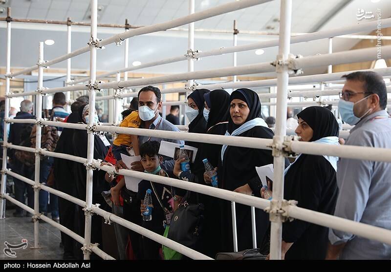 عکس/ تردد زائران از پایانه مرزی شلمچه