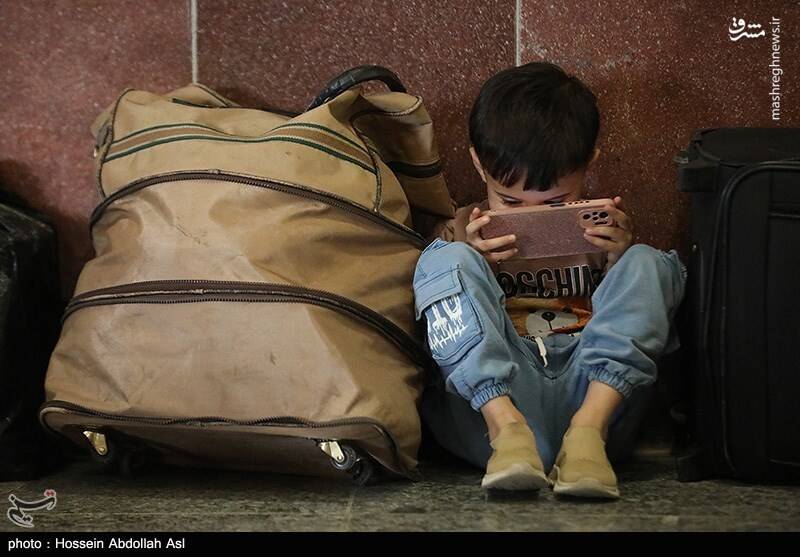 عکس/ تردد زائران از پایانه مرزی شلمچه