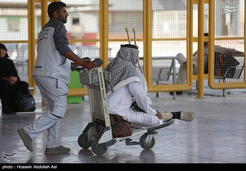 عکس/ تردد زائران از پایانه مرزی شلمچه