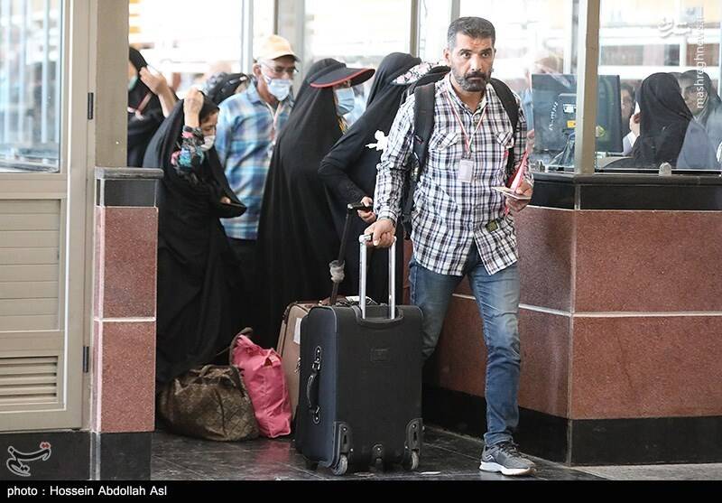 عکس/ تردد زائران از پایانه مرزی شلمچه