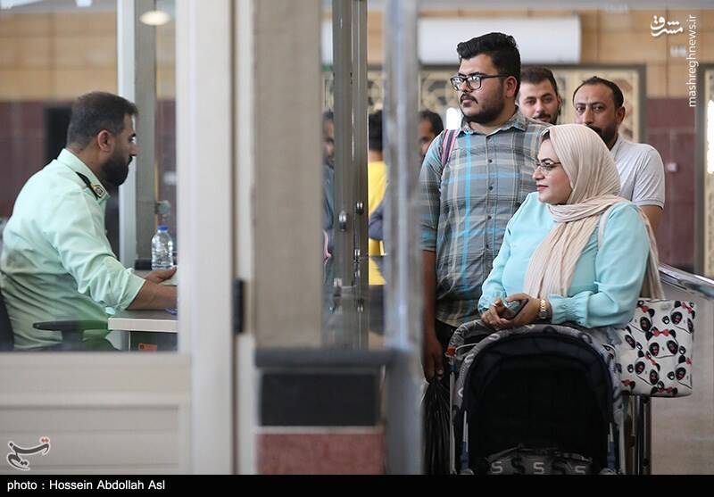 عکس/ تردد زائران از پایانه مرزی شلمچه