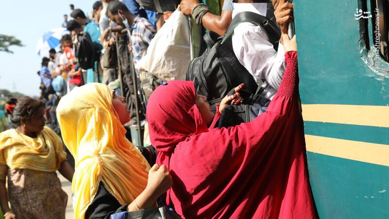 عکس/ تراکم جمعیت در ایستگاههای قطار قبل از عید قربان