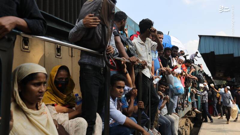 عکس/ تراکم جمعیت در ایستگاههای قطار قبل از عید قربان