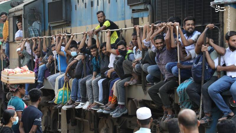 عکس/ تراکم جمعیت در ایستگاههای قطار قبل از عید قربان