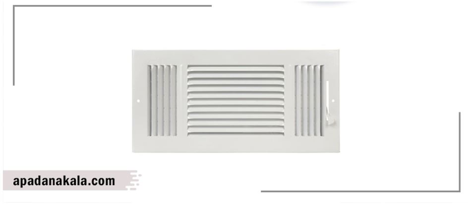 انواع دریچه های توزیع هوا در ساختمان