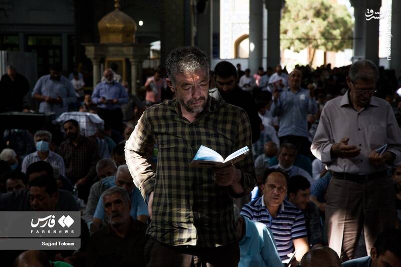 عکس/ مراسم قرائت دعای عرفه در قبله تهران