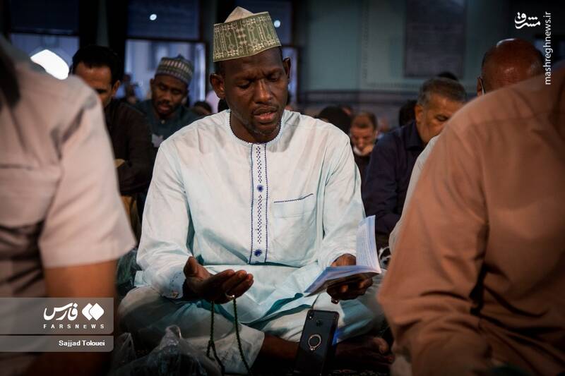 عکس/ مراسم قرائت دعای عرفه در قبله تهران