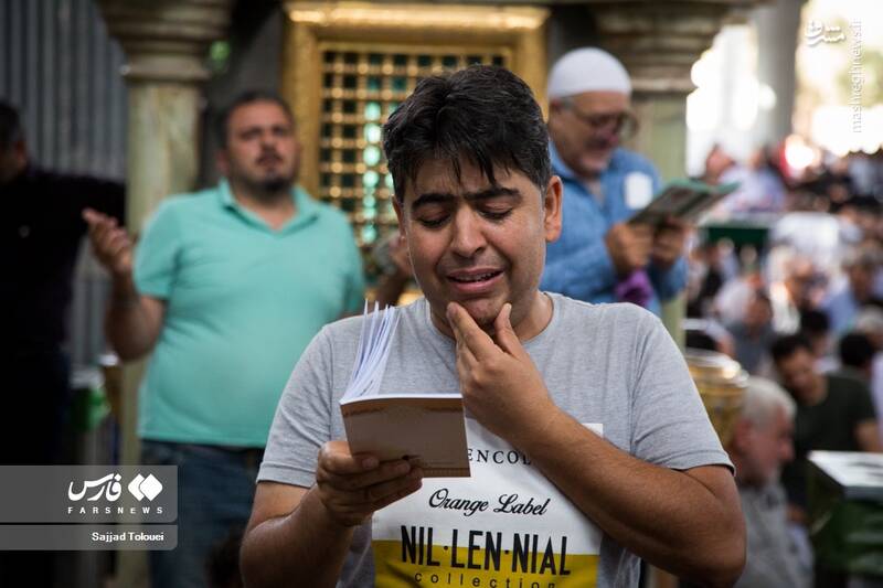 عکس/ مراسم قرائت دعای عرفه در قبله تهران