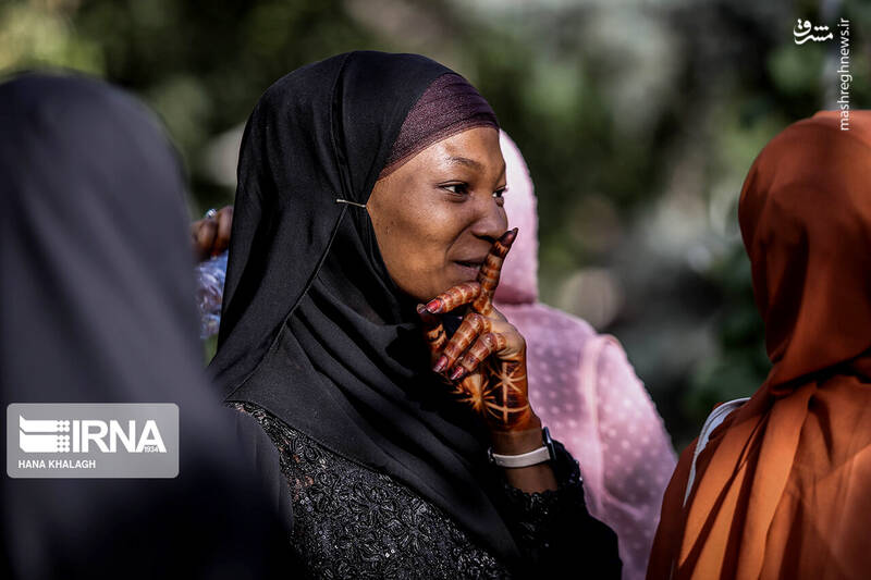 عکس/ بازدید گردشگری خارجی از اماکن تاریخی قزوین