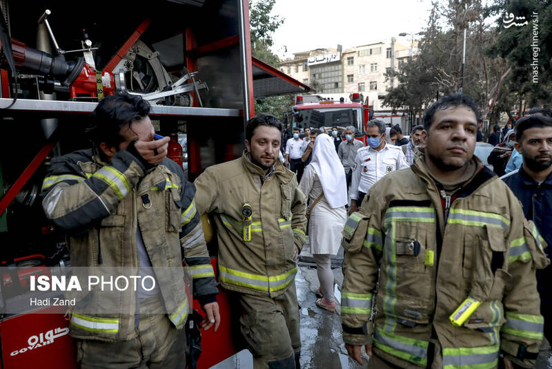 عکس/ آتشسوزی در بیمارستان رسول اکرم(ص)