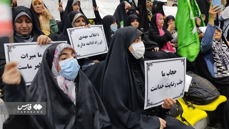 خروش «دختران انقلاب» در ورزشگاه شهید شیرودی تهران +فیلم و عکس