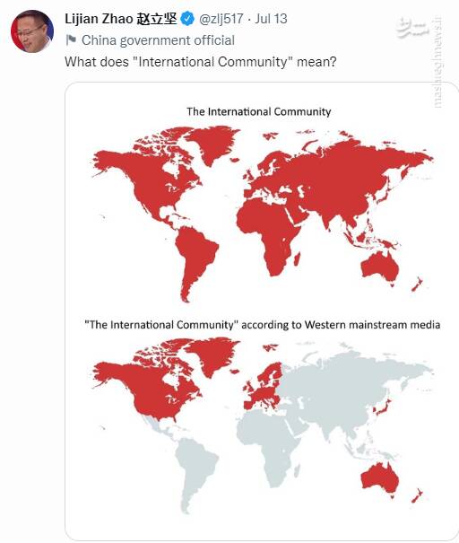 وزیر خارجه چین با یک عکس دروغ غرب را بر ملا کرد