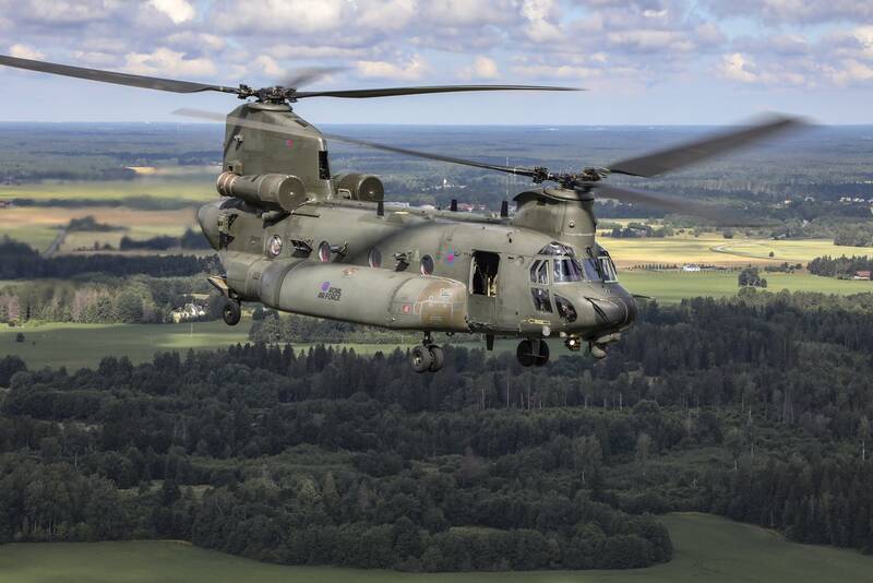 تحریک روسیه از سوی انگلیس؛ اعزام بالگردهای شینوک به استونی