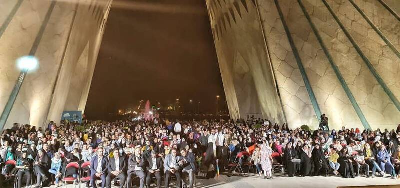 در شب عید غدیر میدان آزادی چه خبر بود؟ +عکس