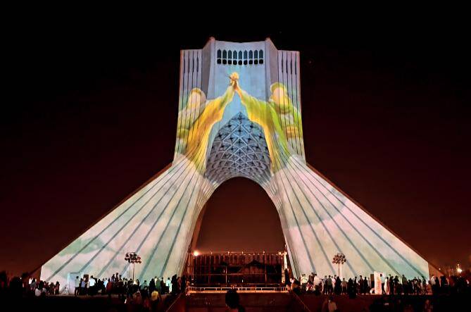 در شب عید غدیر میدان آزادی چه خبر بود؟ + عکس 3