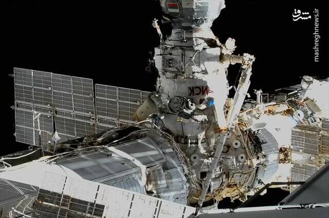 حرکت نادر فضانورد روس و ایتالیایی +عکس