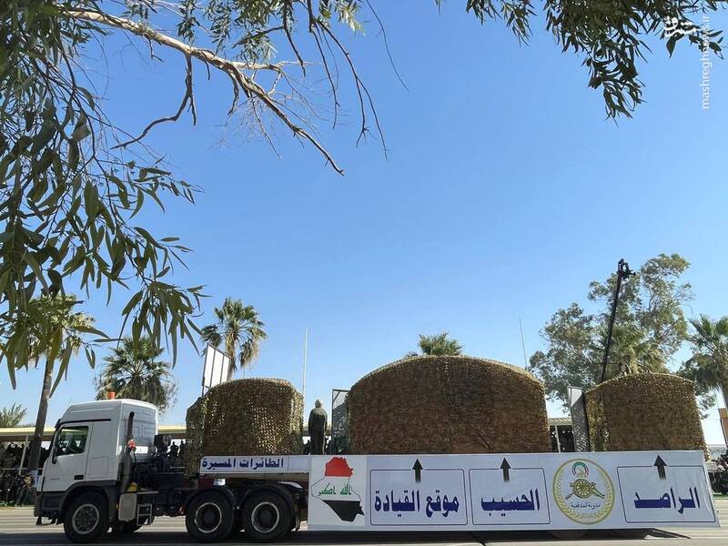 قدرت نمایی حشدالشعبی با انواع تسلیحات نظامی+ عکس