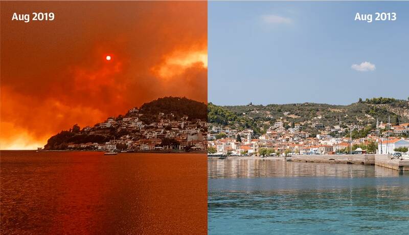 آمریکا در محاصره شعلههای افسار گسیخته آتش +فیلم