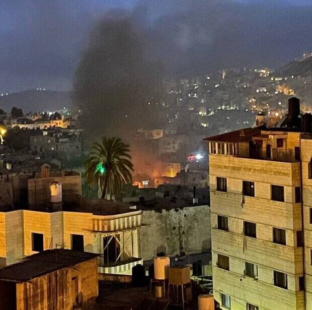 شهادت دو جوان فلسطینی در نابلس +ویدئو و تصاویر