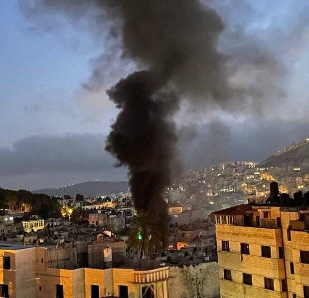 شهادت دو جوان فلسطینی در نابلس +ویدئو و تصاویر