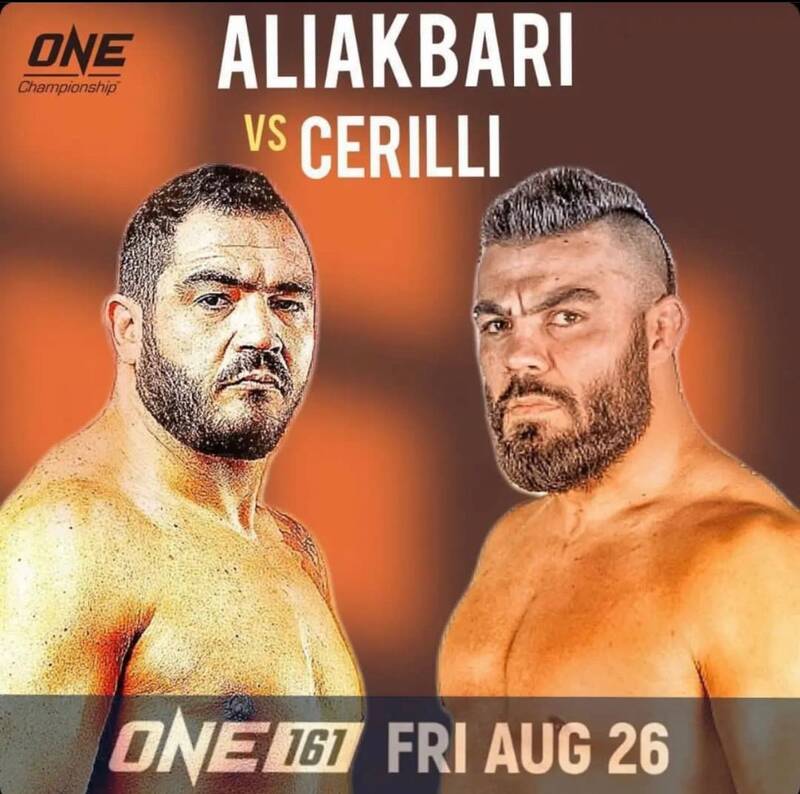 حریف علی اکبری در قفس سنگاپور را بیشتر بشناسید/ مبارزه غول ایرانی با فایتر ایتالیایی