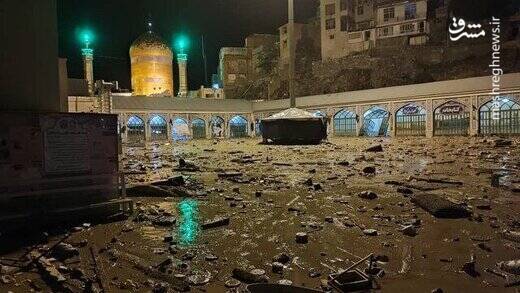 سیل در منطقه امامزاده داوود تهران با ۸ مصدوم و ۲ فوتی +عکس