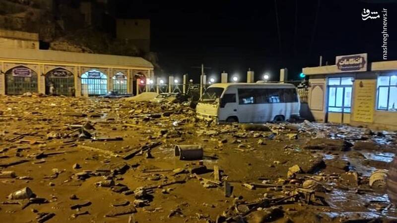 سیل در منطقه امامزاده داوود تهران با ۸ مصدوم و ۲ فوتی +عکس