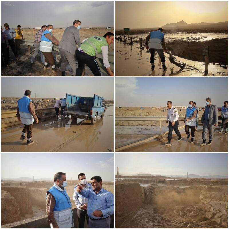 وقوع سیل در برخی مناطق استان سمنان+ عکس