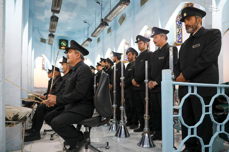 عکس/ آخرین نقاره نوازی حرم رضوی در آستانه محرم