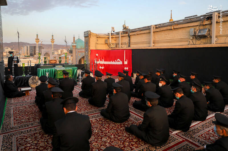 عکس/ آخرین نقاره نوازی حرم رضوی در آستانه محرم