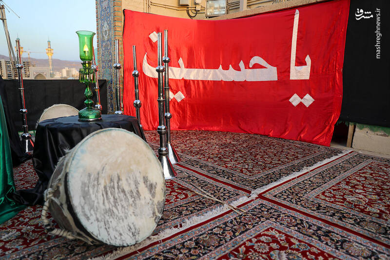 عکس/ آخرین نقاره نوازی حرم رضوی در آستانه محرم