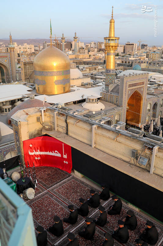 عکس/ آخرین نقاره نوازی حرم رضوی در آستانه محرم