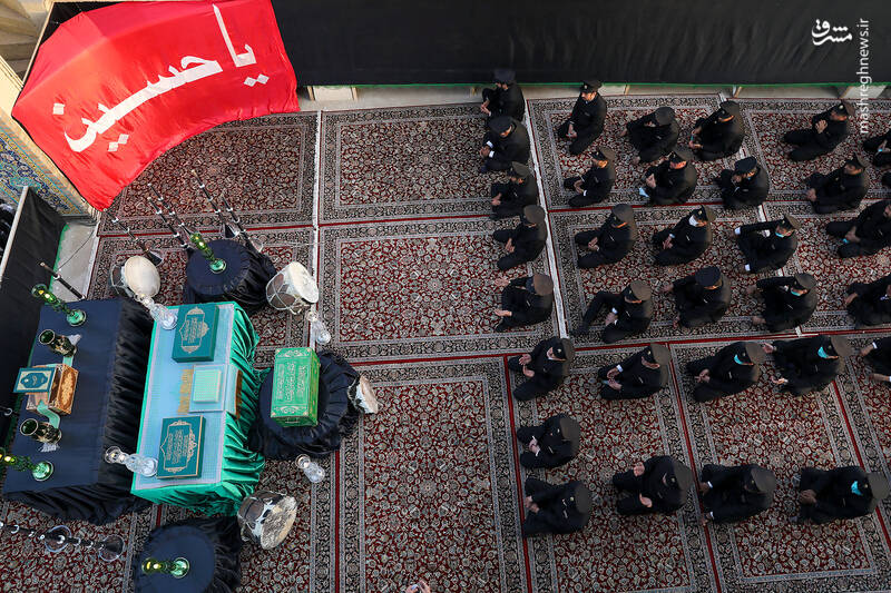 عکس/ آخرین نقاره نوازی حرم رضوی در آستانه محرم