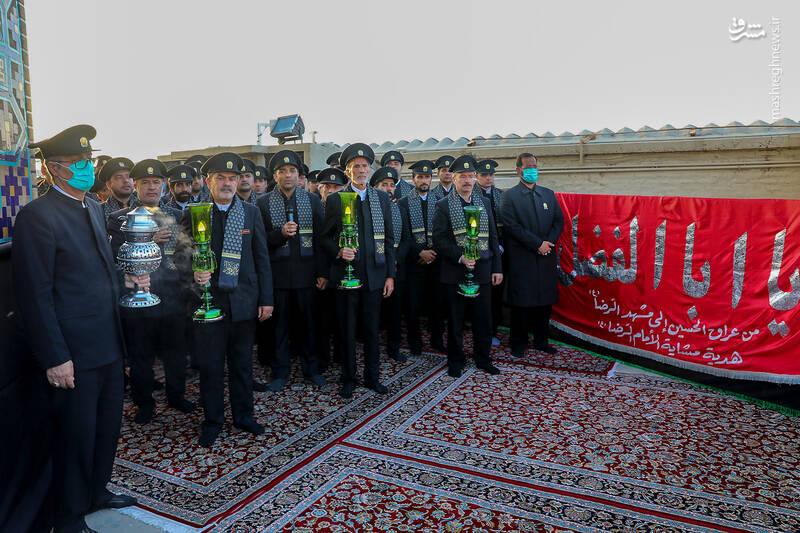 عکس/ آخرین نقاره نوازی حرم رضوی در آستانه محرم