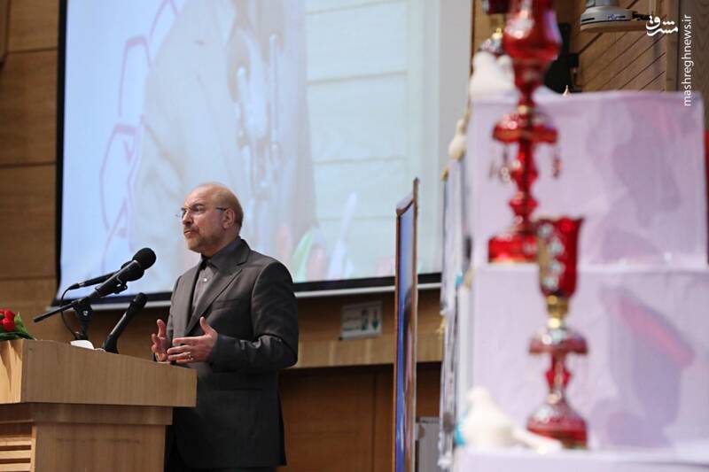 عکس/ حضور قالیباف در مراسم گرامیداشت شهید کامیاب