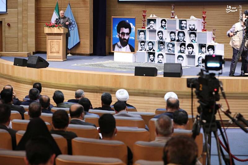 عکس/ حضور قالیباف در مراسم گرامیداشت شهید کامیاب