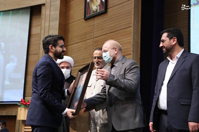 عکس/ حضور قالیباف در مراسم گرامیداشت شهید کامیاب