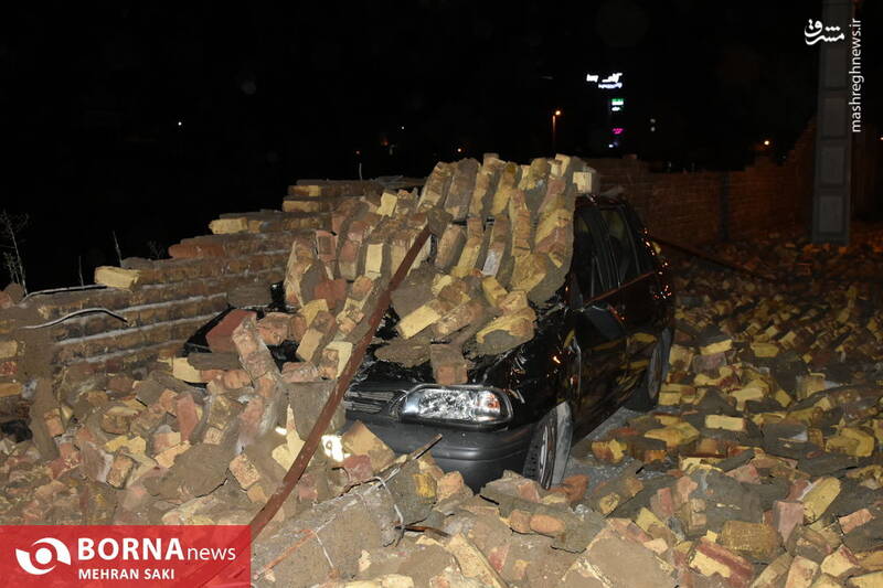 عکس/ اراک بعد از طوفان