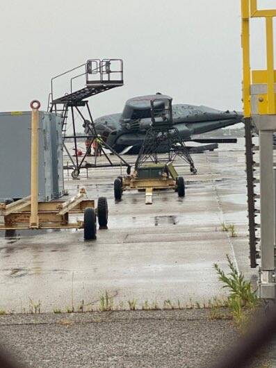 خسارت شدید به ۱۰ بالگرد آمریکایی در پی طوفان +فیلم