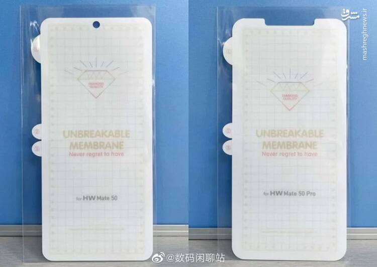 انتشار رندرهای گوشی هوآوی میت ۵۰ +عکس